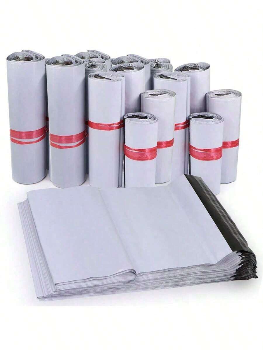 100 pezzi/50 pezzi/30 pezzi Buste da corriere spesse, buste per imballaggio sigillate, buste per imballaggio logistico, buste per imballaggio di abbigliamento, disponibili in varie misure - Multicolore - Visualizzare 1