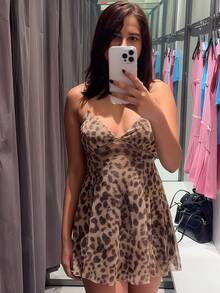 Slip Women Dresses Mesh Short Party Female Dresses New Leopard Print Ladies Mini Sleeveless Sexy Backless Summer Corset Dress - Multicolor - View 5