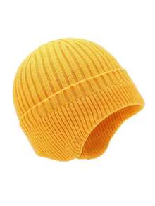 Autumn/Winter Knitted Ear Warmer Hat, Warm And Windproof, Unisex For Adults And Kids - 1PC - View 15