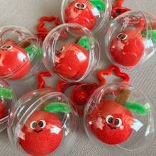 قلادة بوم بوم جميلة، إكسسوارات داعم التفاحة، سلسلة مفاتيح ميداي، تعليقة حقيبة