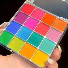 16-Color All-Matte Flower Elf Eyeshadow Palette. Long-Lasting Waterproof And Sweatproof, Which Can Create A Delicate And Bright Eye Makeup Effect. It Is A Must-Have Choice For Event Party Makeup And Christmas Dress. It Is A Unique Rainbow Eyeshadow Palette, Which Is The Best Makeup Gift For Friends. - 16 màu - Xem 2