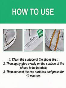 JUE FISH Superklej do naprawy obuwia, uniwersalny klej do butów, skóry, toreb, sof, wodoodporny, szybkoschnący, elastyczny, wygodny i łatwy w użyciu - Wielokolorowe - Zobacz 5