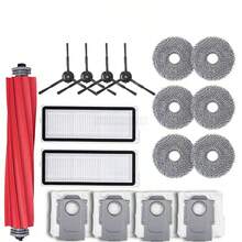 Pasuje do robotów odkurzających Roborock Q Revo Pro / Q Revo S / Q Revo MaxV / Qrevo Plus, akcesoria do odkurzacza, worek na kurz, główna szczotka boczna, filtr HEPA, ściereczki do mopa, części zamienne