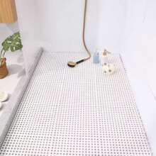 10 Pieces/Set Of TPE Bathroom Mats, Bathroom Shower Mats, Plastic Hollow Waterproof Swimming Pool Mats, Interlocking Floor Tiles With Drainage Holes, Bathroom Grid Mats, Bathroom Two-Color Non-Slip Mats, Shower Room Safety Non-Slip Mats, Bathroom Accessories, Non-Slip Shower Mat Module Interlocking Mats, Pools, Terraces, Balconies, Kennels, Poultry And Colored Grid Mats.