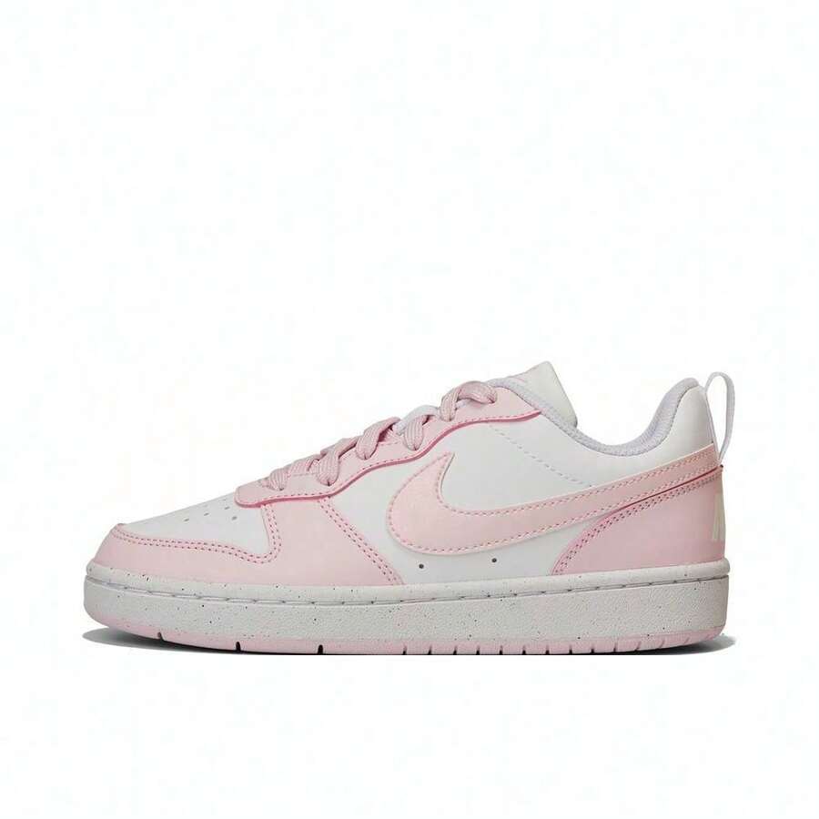 Nike 2025 儿童运动鞋 COURT BOROUGH LOW RECRAFT BG 儿童休闲运动鞋 Campus 粉色 DV5456-105 - 白色 - 查看 1