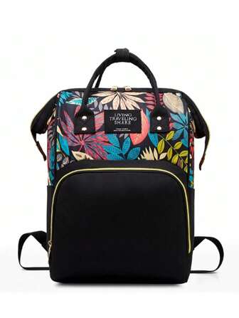 New Large Capacity Windy Maple Mommy Bag For Expectant Mothers And Babies, Double Shoulder Baby Outing Storage Oxford Cloth Mom Bag, With Multiple Carrying Methods, Single, Double Shoulder, Hand-Held. Large Capacity Multi-Functional Partition, Scratch-Resistant And Wear-Resistant Fabric, Suitable For Going Out, Shopping, Outing, Essential For Moms