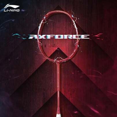  LI-NING AXFORCE CANNON PRO（4U）シリーズ バドミントンラケット - 攻撃重視の高度なシングルラケット、高複合密度衝撃吸収システム、高剛性カーボンファイバー、重量80～85グラム、モデルAYPU081およびAYPU083