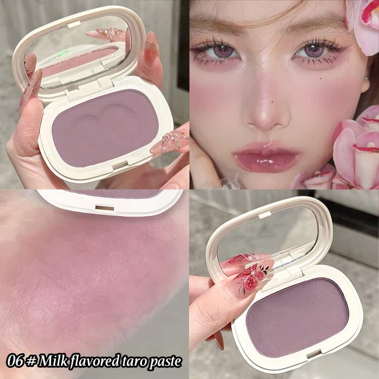 奶油腮红 - 腻子质地，亮泽柔焦效果，防水防汗，可叠加上色，适合所有肤色，适合旅行的节日礼物 - 彩色 - 查看 7