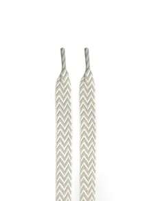 2pcs Colorful Woven Shoelaces - Fashionable Wide Design, Matching, Enhances Shoe Personalized