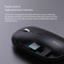 Lenovo 2.4G无线键鼠套装 商务办公家用无线套装 轻薄键盘 小巧鼠标 多设备兼容 经典彩色键鼠 - 黑色 - 查看 8