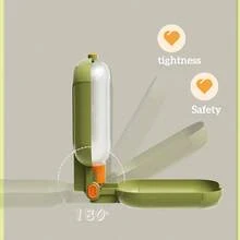 iDestry 460ml Futter-Napf mit großer Kapazität, integrierter Futter- und Wassernäpf für Haustiere, praktisch für Outdoor, Snacknapf für Katzen und Hunde, einfach zu tragen und zu reinigen