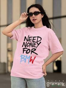Camisa Camiseta Street Carro Need Monet For BMW Bimmer Ref 1620 FLUXOGEEK - Rosa Bebê - Visão 6