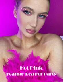 Halloween Decor Boa With Heart Rimless,4 Ft Boa Bachelor Party Costume Accessory