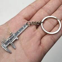 1件/2件便携式迷你卡尺工具，创意钥匙扣钥匙圈游标卡尺，钥匙扣卡尺，测量工具，配件 - 彩色 - 查看 8