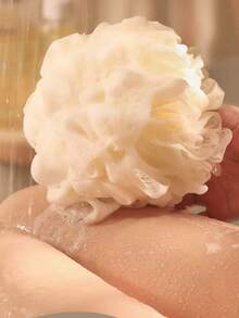 5pcs/3pcs/1pc Black Shower Puff, Bath Sponge, Loofah Scrubber, Exfoliating Shower Pouf, Loofah Shower Ball, Body Wash Scrubber, Exfoliating Bath Sponge For Men & Women - Multicolor - View 8