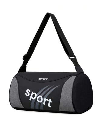 Men's Shoulder Backpack, Fashion Versatile Sports Fitness Bag, Short Trip Outdoor Portable Travel Bag, Multiple Carrying Methods, Shoulder, Hand-Held, -Body. Shoulder Strap Adjustment, Reinforcement, Smooth Zipper, Soft Nylon Fabric, Suitable For Going Out, Business Trip, Travel, Sports, Fitness, Outdoors Gym Bag Running Accessories Sports Bag For Women