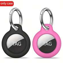 2 Vỏ bảo vệ AirTag - Vỏ bảo vệ AirTag có móc khóa, Vỏ bảo vệ AirTag chống trầy xước móc khóa, Phụ kiện cho thiết bị theo dõi tìm kiếm vật dụng GPS AirTag - Nhiều màu - Xem 8