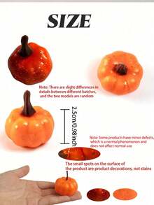 20PCS Mini Artificial Pumpkins,Foam Pumpkins,Fall Harvest Simulation Pumpkins Decor Fake Fruit Home Decor For Thanksgiving Party Decorations,For Fall, Thanksgiving Decor, DIY Decoration For Home, Table,Happy Fall Party Supplies Thanksgiving Birthday,Hanksgiving Harvest Decor Party Supplies,Party, Wedding, Classroom,Home Thanksgiving Indoor Harvest,Autumn Harvest Party Supplies(Orange) - Multicolor - View 10
