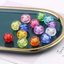 8/10mm Acrylic Colored Pumpkin Beads R DIY Bead Accessories Phone Chain Pendant Bracelet Jewelry Making Accessories - Hạt bí ngô - Xem 4