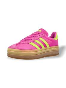 Adidas GAZELLE BOLD W SELUFU/SSLIME/GOLDMT - 粉綠色 - 查看 2