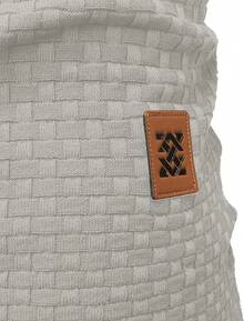 Men's Short Sleeve Hoodie Shirt Casual Waffle Knitted Pullover Sweaterhalloween - Màu Xám nhạt - Xem 11