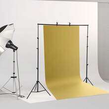 CNCEST Freestanding Backdrop Stand, Photo Studio Background Stand, Length & Height Adjustable Backdrop Stand For Parties, Events Decoration, Wedding, Photography - Black - View 5