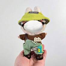 [Nur Outfit] 17 CM LABUBU austauschbares Outfit Set, 1./2./3. Generation Schlüsselanhänger Anhänger Blindbox Sammlerfigur für LABUBU Puppe, personalisiertes Set für LABUBU (Puppe und Schuhe nicht enthalten) - Verschiedenfarbig - Übersicht 11