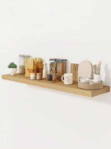 1 Stück verstärkte Schwebende Regale für die Wand, große weiße Wandregale mit Schwerlast-Halterungen, tiefe wandmontierte Aufbewahrungs- und Ausstellungsregale für Schlafzimmer, Wohnzimmer, Küche, Büro