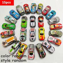 Set de 12 piezas de mini vehículos de construcción, 5 estilos surtidos que incluyen taladro, excavadora, bulldozer, rodillo compactador y volquete (Gustado por niños, niñas, bebés) - Plástico duradero, estilos multicolor, regalo perfecto para Navidad/cumpleaños para niños - Multicolor - Ver 9