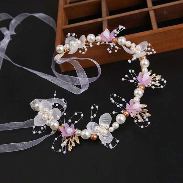 Girls' Headband, Children's Rhinestone Headpiece, Girls' Jewelry Accessories, Costume Headwear, Flower Girl Crown