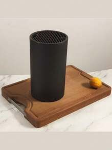 1件套通用刀架，刀具收纳架，餐具刀架，家用台面刀架，刀架，创意塑料刀架，厨房用具架，厨房用品，可拆卸易清洁塑料刀具收纳架，适用于台面和橱柜。（不含刀） - 彩色 - 查看 9