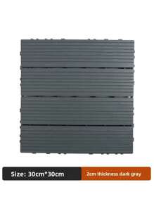 5pcs/10pcs/15pcs PVC Plastic Self-Assembling Balcony Terrace Garden Outdoor Waterproof Anti-Corrosion Floor Tiles, Yard Outdoor Waterproof Ceramic Tiles