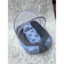 Nest With Mosquito Net For Boy And Girl, Assorted Prints - Khinh khí cầu biển - Xem 1