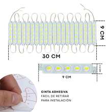 Vmingo 20 pzs Modulo Tira 5 Led 5035 Blanco IP65 Encapsulado Cartel Publicidad Hogar Oficina - Amarillo - Ver 9