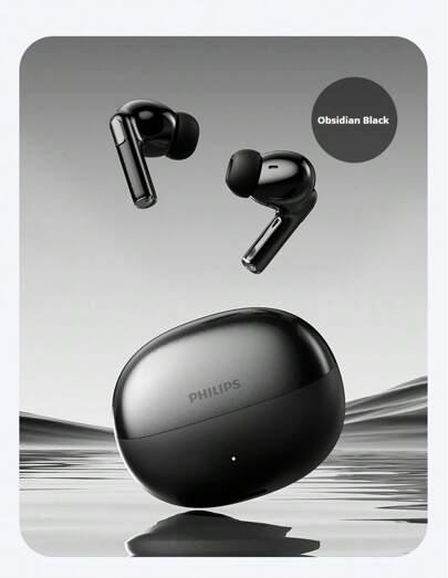  Philips' new TAT1120 true wireless Bluetooth headset semi-in-ear noise canceling high sound quality sports game long battery life for boys and girls couples