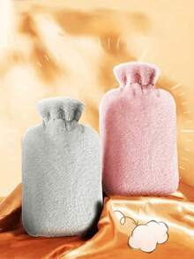 2L/1L Large Classic Hot Water Bottle, Soft Cover - Ideal For Pain Relief, Neck & Shoulder Warmth, Foot Warming, Menstrual Cramps Relief, Hot & Cold Therapy - Great Gift Christmas Gifts, Hand Warmers, Gifts For Men, Stocking Stuffers, Hand Warmers Rechargeable