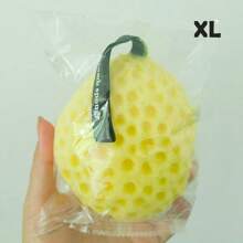 1pc Honeycomb Bath Sponge, Soft Exfoliating Shower Scrubber, Rich Lather, Suitable For Delicate Skin, Unisex