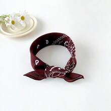 这款多功能围巾/头巾/领巾采用涤纶材质，饰有腰果花图案，适合嘻哈、街舞、欧美风格以及户外活动等场合。 - 彩色 - 查看 4