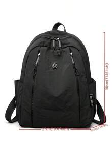 [Versatile Backpack] Softshell Polyester Women's Multi-Functional Backpack | Adjustable Straps, Zip Closure | Versatile For Commuting, Travel & Outdoor Activities | Available In Multiple Colors - White - View 4