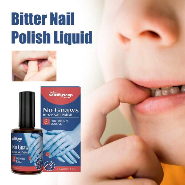 South Moon Anti-Biting Nail Polish Prevents Children From Biting Nails And Sucking Thumbs Moisturizing Bitter Nail Polish