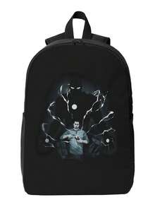 Tony Stark Backpack For School Travel Backpack Men Women School Computer Bookbag Cartoon Anime Manga College Student Daypack Bag - màu đen - Xem 2