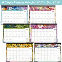 2025-2026 Desk Calendar - Large Desk Calendar 2025-2026,  17" X 12",  July 2025 – December 2026,  Corner Protectors,  Hanging Holes,  Desk/Wall Calendar For Planning And Organizing - 彩色 - 查看 6