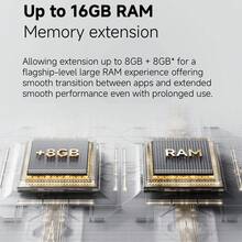 Xiaomi POCO C75（中文版：Redmi 14C）智能手机：6.88 英寸超大护眼屏，5160mAh 长效电池，强劲扬声器，120Hz 刷新率，防刮擦。老年人适用，安心使用，仅支持英文和中文 - 星岩黑 - 查看 4