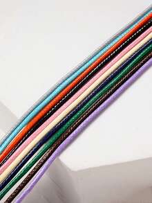 1pc Fashion Wax Cord Glasses Lanyard Halter Anti-Slip Glasses Chain Minimalist Fashion Glasses Anti-Drop Rope Suitable For Daily Matching - A - View 4