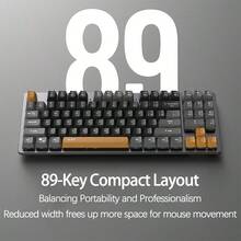 Acer Bàn phím chơi game OKW216 với 89 phím được tối ưu hóa và các phím tắt chuyên dụng, công tắc cơ học với phản hồi xúc giác, keycap dạng bậc thang, chống nước bắn, bền bỉ cho quán cà phê internet và là lựa chọn tiết kiệm chi phí cho gia đình và văn phòng. Có sẵn các màu trắng, xanh dương và đỏ. - Trắng, xanh và đỏ - Xem 4