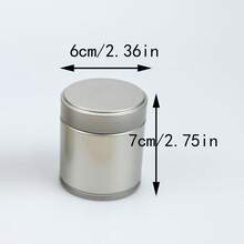 1pc/2pcs Chinese Tinplate Container, Matcha Powder Cans, Tea Sealed Small Cans, Universal Packaging Round Cans, Small Tea Cans With Lids - Multicolor - View 7