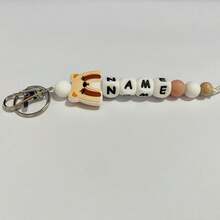 1PC Custom Animal Letter Keychain, Can Be Used As Name Bag Hanging,Back To School Gifts,Customized Keychains & Accessories,End Of Summer,Delicate Romance,For Office,For School,For Classroom,For Teacher Gifts,For University,For Colleague,For Dorm Rooms - Silicone Keychain - View 64