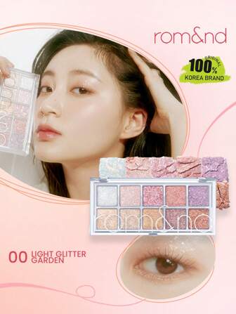 Rom&nd Paleta BETTER THAN de Romand, sombras de ojos mate aterciopelado y con brillo, fácil de mezclar y muy pigmentadas, tonos neutros todo en uno, maquillaje de ojos degradado fácil, K-Beauty, maquillaje coreano, 8g/0.28oz