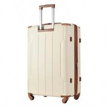 Carry On Luggage 24 Inch ABS+PC Lightweight 65L Capacity Hardshell Suitcase With TSA Lock And Wheels For Travel Trip