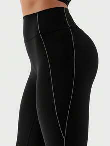 YEOREO Hoida Women's High Waisted Butt Lifting Active Leggings With Contour - Soft, Breathable Yoga Pants - màu đen - Xem 5